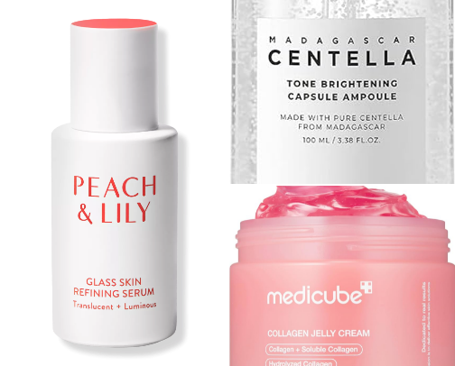 Glow Like Glass: The Skincare Kit That Delivers Rejuvenated, Radiant Skin. cover photo collage