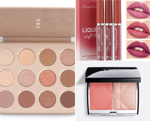 make up💄 cover photo collage