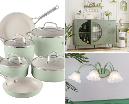 🍃Sage Green Kitchen Finds for the Dreamiest Cozy Home Aesthetic🍃 cover photo collage