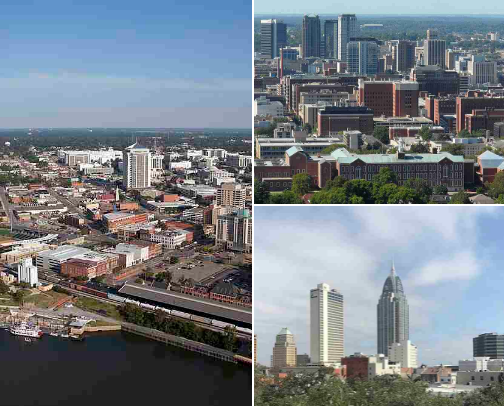 List of Cities in the State of Alabama cover photo collage