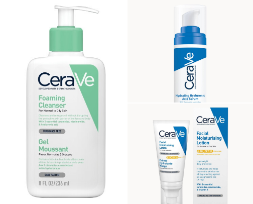 🌿 Simple CeraVe Skincare Routine for Busy Mums cover photo collage