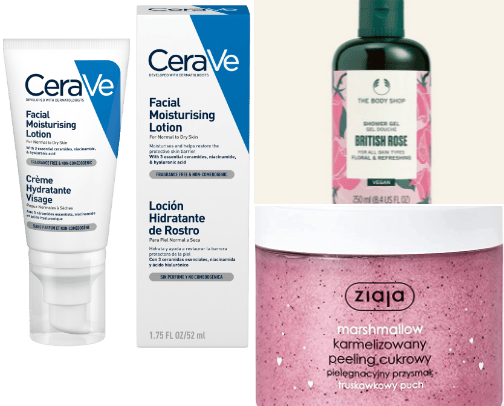Beauty - skincare cover photo collage
