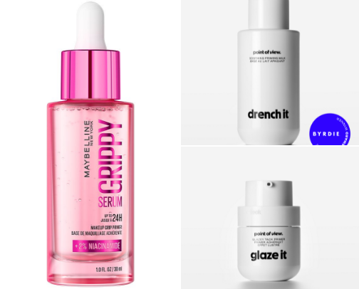 Skin prep before make up, for flawless application. cover photo collage