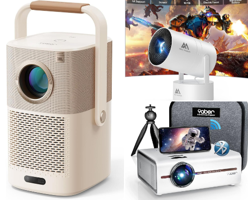 Mini projector cover photo collage