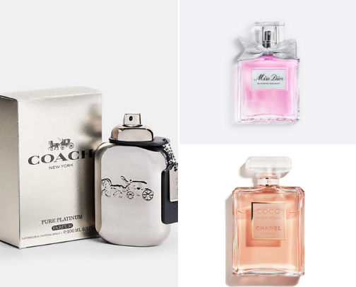 Fragrances cover photo collage