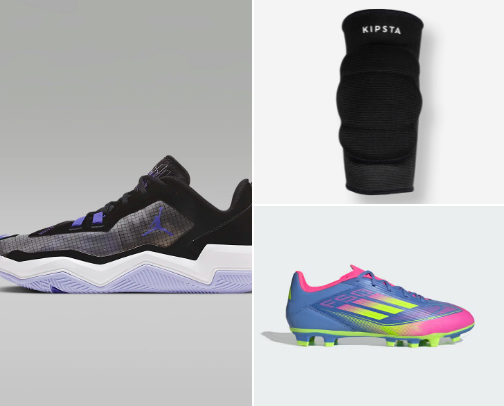 Copy of Multi-Sport Shoes & Protective Gear cover photo collage