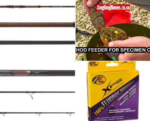 Fishing gear cover photo collage