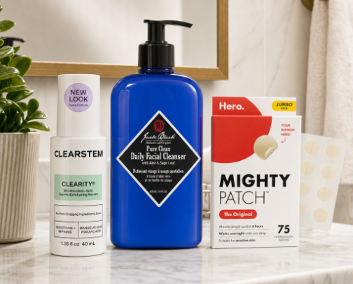 Clear Skin Club: The Acne-Fighting Lineup Your Face Will Thank You For 🧼✨ cover photo collage
