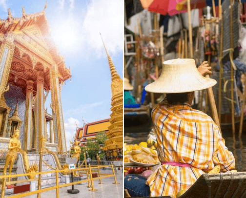 Thailand,Bankok cover photo collage