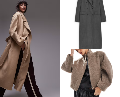 Layering in coat season cover photo collage