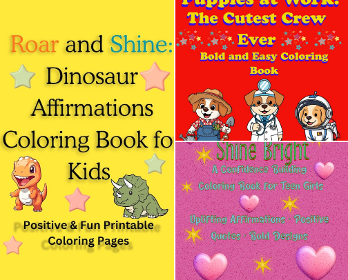 🎨 My New Hobby List: Coloring, Creating & Digital Adventures cover photo collage