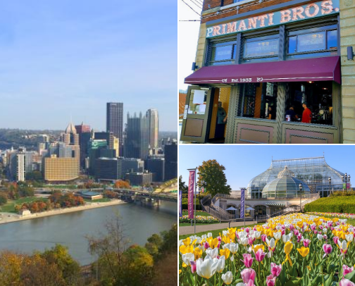 Things to do in Pittsburgh!💛🖤 cover photo collage