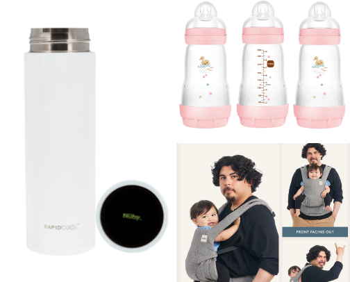 My fav baby products cover photo collage