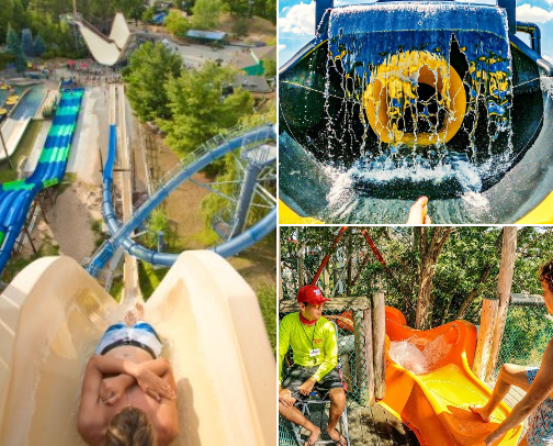 How my family does Noah’s Ark Waterpark Wisconsin Dells every summer cover photo collage