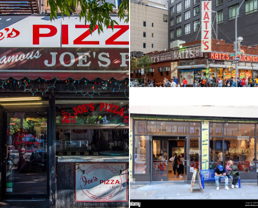My Favorite Food Spots in New York City cover photo collage