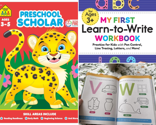 Books & Worksheet For Childern cover photo collage