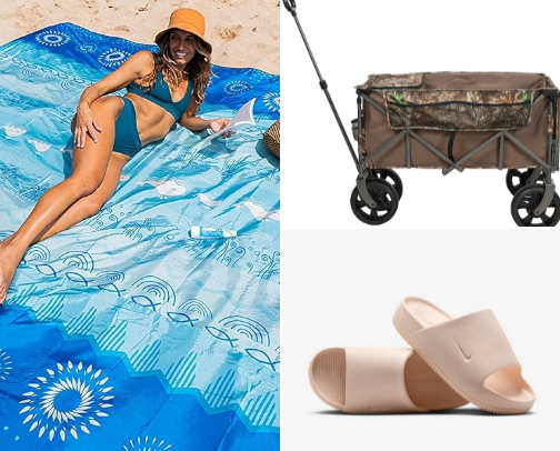 Beach Needs 🌊🐚 cover photo collage