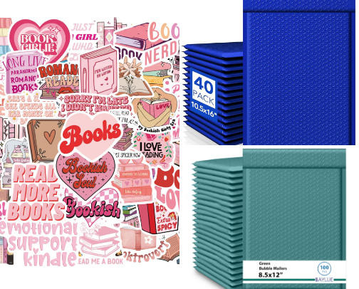 Essential supplies to start a Pango Books store cover photo collage