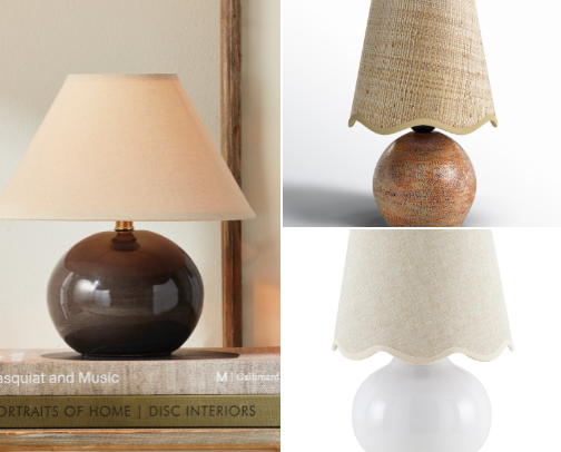 Yara's top WAYFAIR lamp picks. cover photo collage