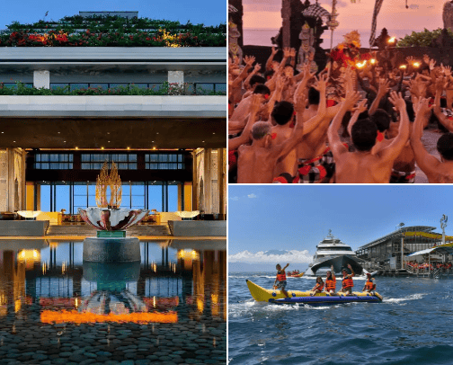 Lost in the paradise of Bali cover photo collage