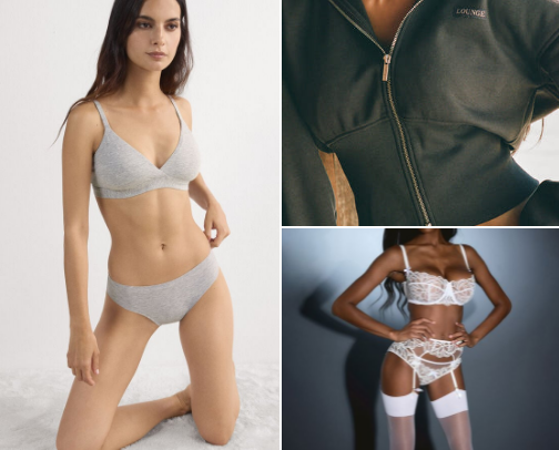 Lencería & Pijama | Lingerie & Pajamas cover photo collage