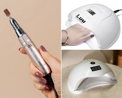 Electric nail must haves! cover photo collage