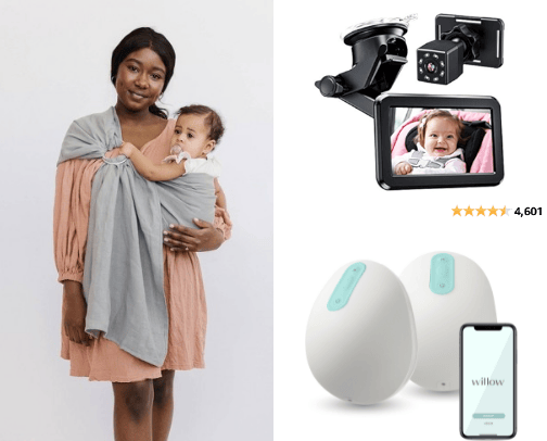 Most Used Baby Items cover photo collage