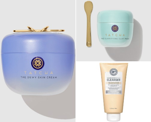 Skincare cover photo collage