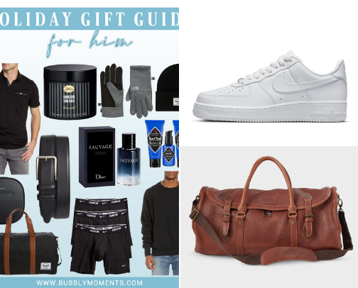 Christmas list for men cover photo collage