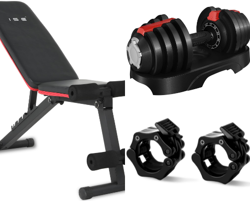 Ton home-gym sur Amazon qui ne prend pas trop de place dans ton appart ! cover photo collage