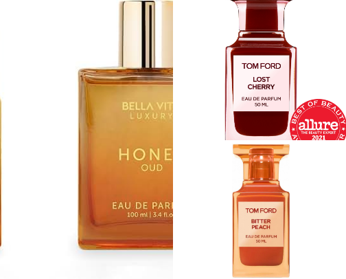 "Discover perfumes you will adore and budget-friendly dupes for your favorite luxury scents." cover photo collage