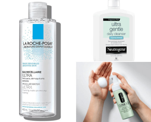 Skincare Products for Sensitive Skin cover photo collage