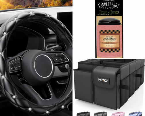 Car accessories cover photo collage