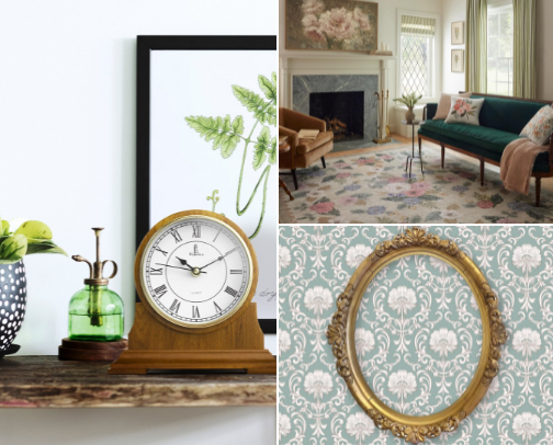 Little Women Inspired Interior Design: 19th Century Home Decor and Cottagecore Styling cover photo collage