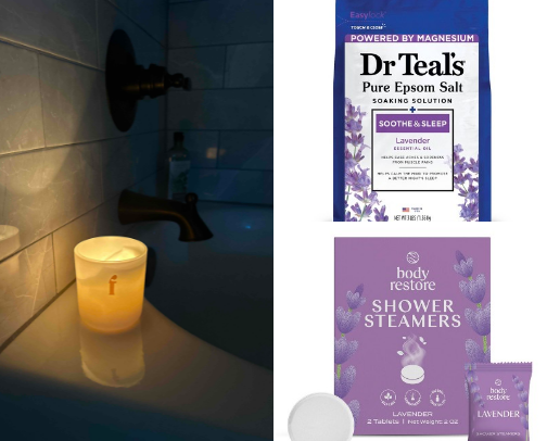 Relax 🕯️🛁 cover photo collage