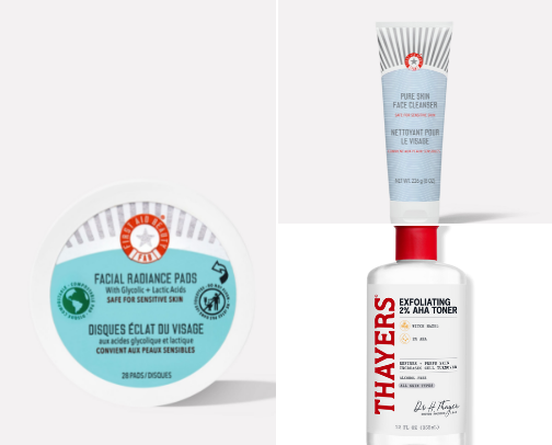 My favorite hair & face products cover photo collage