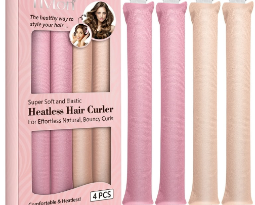 Hair clips and curling cover photo collage