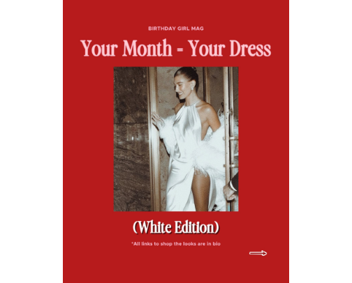 Your Month = Your Little White Dress 🤭 cover photo collage