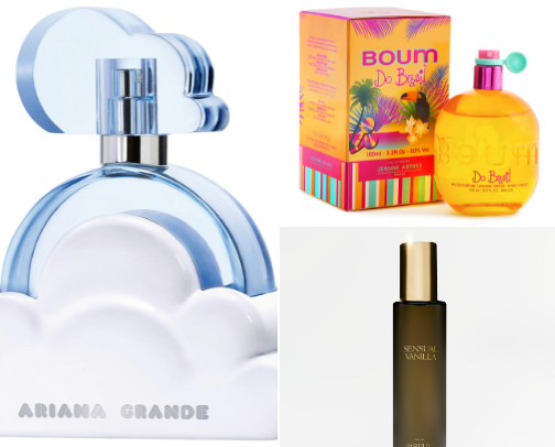 Parfumes under 40$ cover photo collage