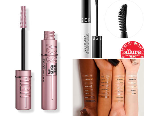 Beauty products i use everyday cover photo collage
