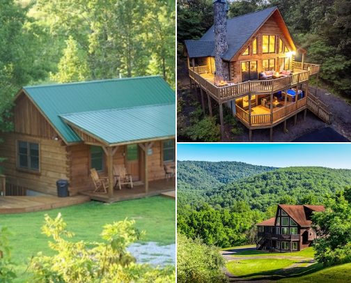 17 Places I'd Stay for My First Trip to Virginia | VRBO Rentals cover photo collage