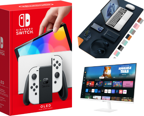 Desk Goals: Cute & Comfy Edition cover photo collage