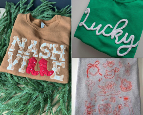 Sweatshirts I've Made! cover photo collage