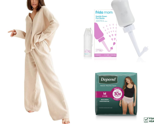 what’s in my hospital bag cover photo collage