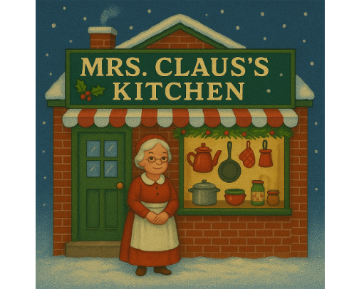 Christmas Town: Mrs. Claus's Kitchen cover photo collage
