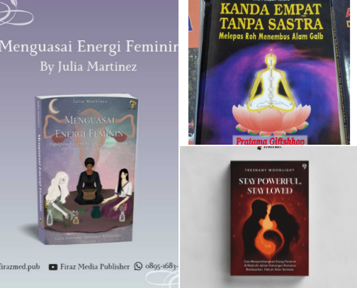 Buku pengembangan diri dan wawasan cover photo collage