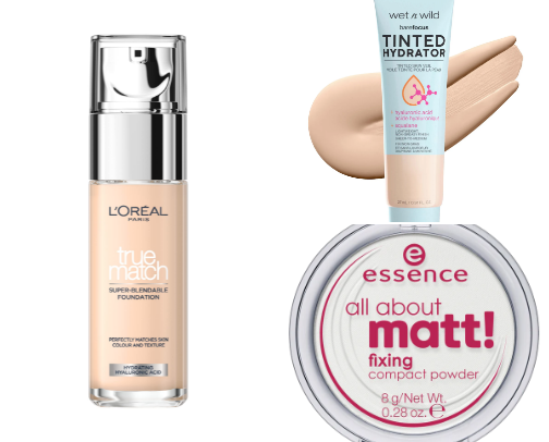 Super good drugstore makeup products cover photo collage