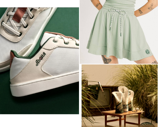 Master's Golf Girl Edition 2026 ⛳️💚🌺 cover photo collage