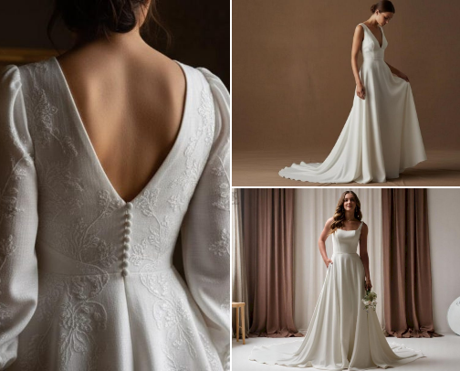 SPRING Bridal Gowns cover photo collage