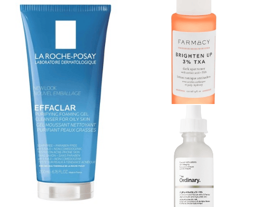 my current skincare routine cover photo collage